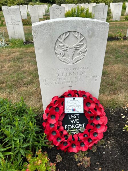 C Wreath and Badge