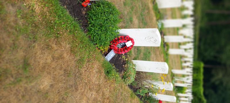 C Wreath and Badge