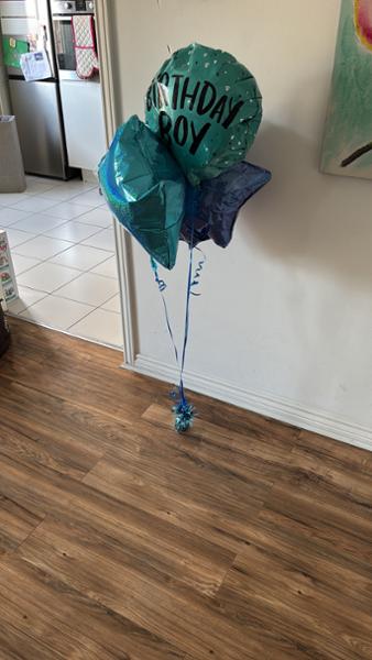 Deflated balloons