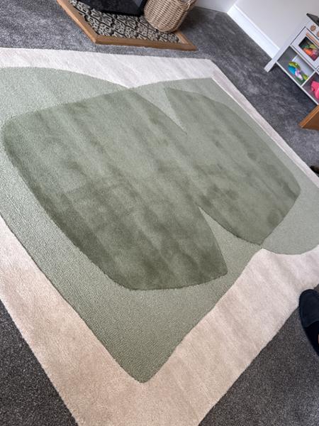 MADE.COM Green Kinney Wool Rug