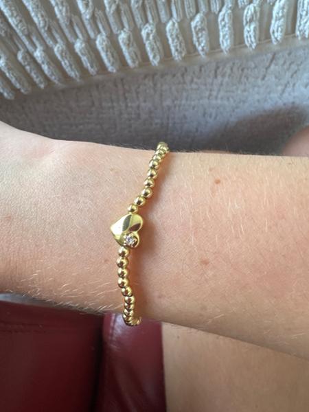 'Happy 18th' A Little Bracelet in Gold Plating