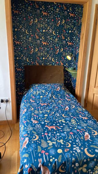 Catherine Lansfield Enchanted Twilight Wallpaper Navy Muriva 206532