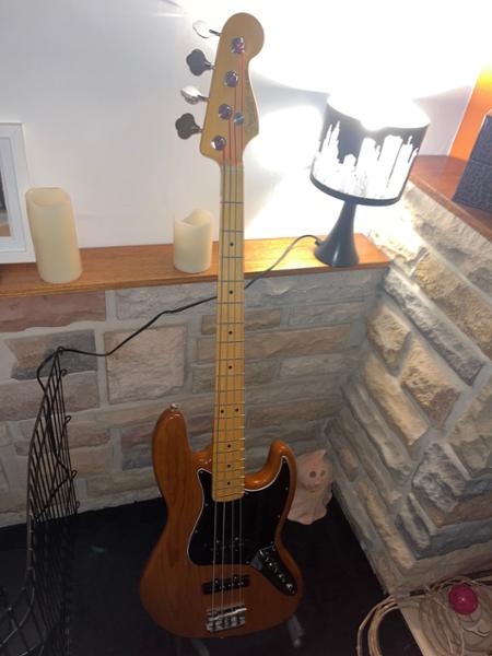 Fender American Professional II Jazz Bass In Roasted Pine with Maple Fingerboard