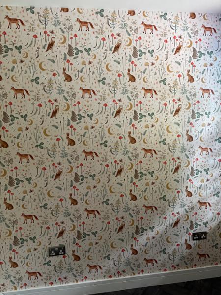 Catherine Lansfield Enchanted Twilight Wallpaper Natural Muriva 206531
