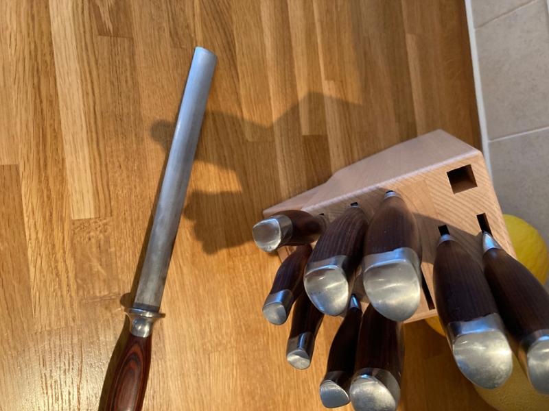 Artelegno 10 Piece Beechwood Knife Block