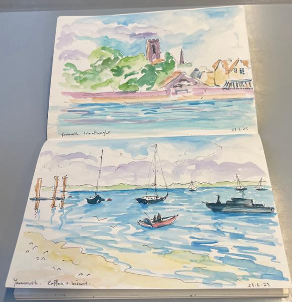 Your holiday: Isle of Wight - Rambles with a Sketchbook