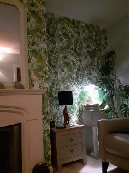A-Street Prints Solstice Palm Leaf Wallpaper Green Fine Decor FD24136