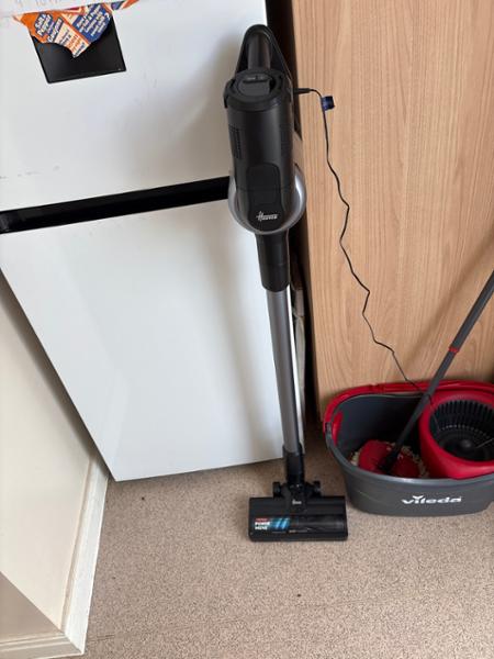 Hoover Power Move Cordless Vacuum Cleaner with 3x Power & Anti Hair Wrap, Grey - HF4 PLUS
