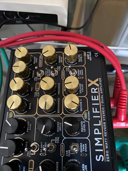 DSM & Humboldt Simplifier X Dual Preamp and Cab Sim Analogue Stereo Pedal