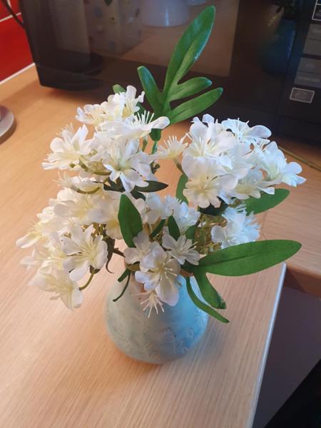 Faux Wild Flower Spray Cream | Floralsilk