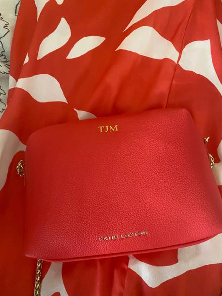 Margot Mini Crossbody Bag in Sunset Coral