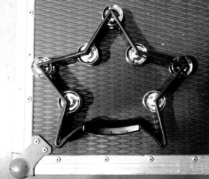 Percussion Plus star tambourine - Red / A1