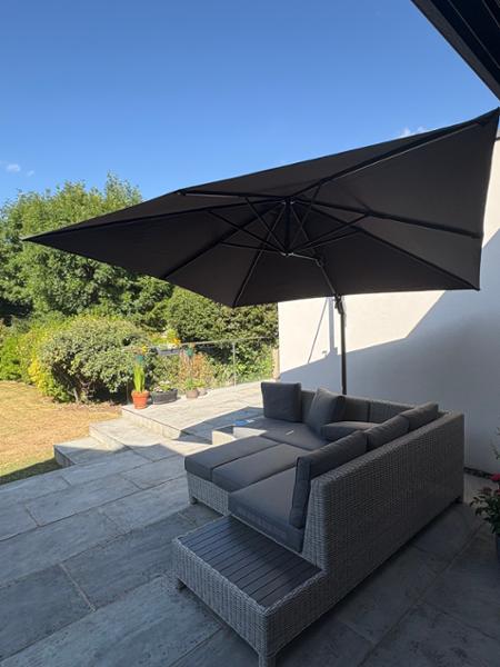 Lichfield 2.7 grey parasol