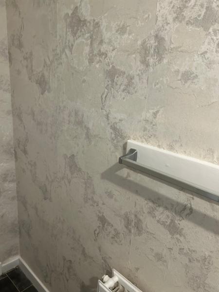 Luxe Collection Marble Heavyweight Vinyl Wallpaper White / Silver World of Wallpaper WOW091
