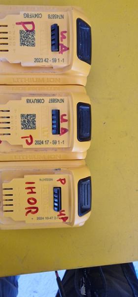 Battery set dewalt