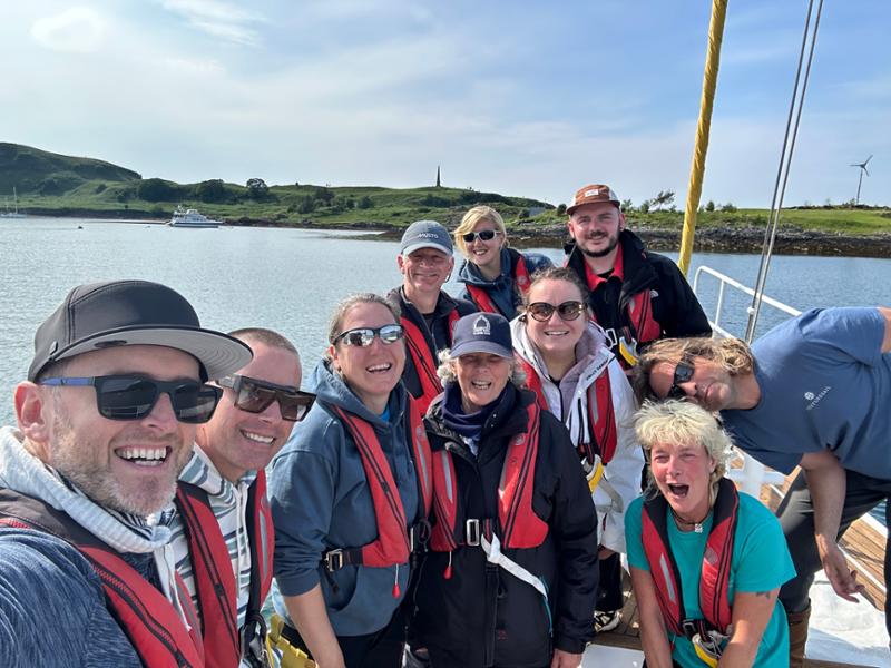 Great solo first sailing trip west coast Scotland