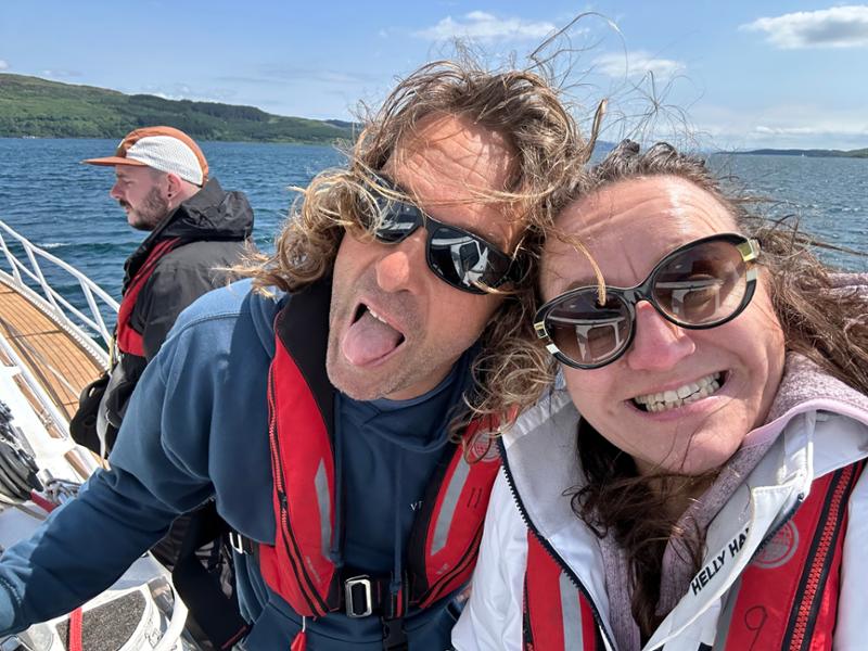 Great solo first sailing trip west coast Scotland