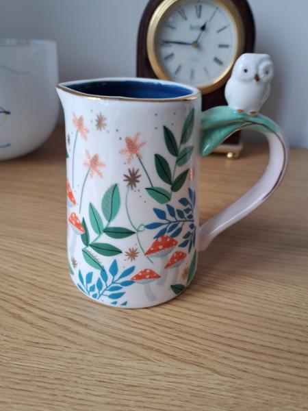 House of Disaster Secret Garden Owl Jug