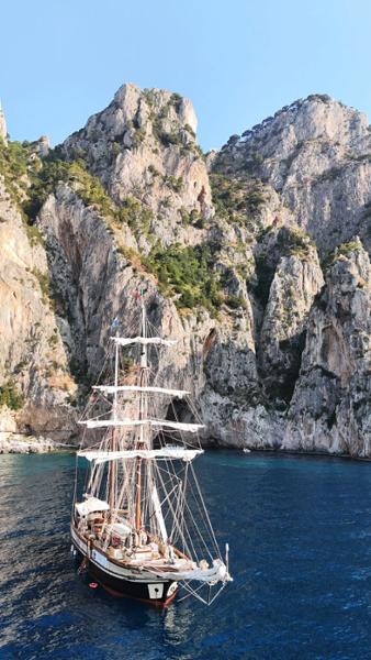 Tall Ship Sailing in Italy