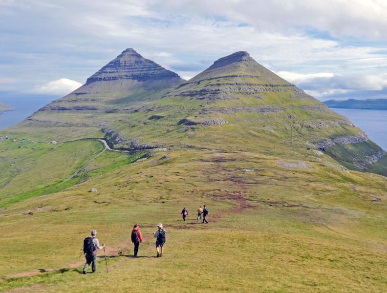 Walking in the Faroe Islands