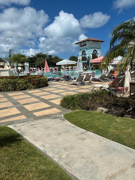 Beautiful resort with beautiful people