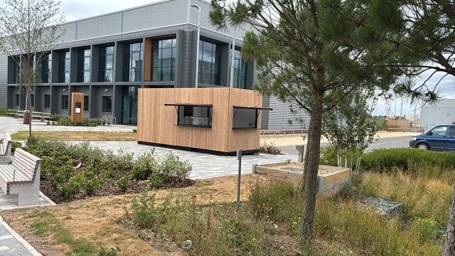New Bourn Quarter on site Container Cafe