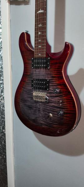 PRS SE Custom 24-08 Electric Guitar in Charcoal Cherry Burst