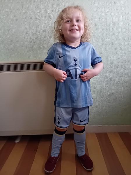 Little Kids Tottenham Hotspur Away Kit 2024/25