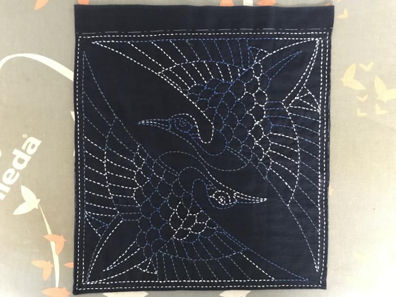 Sashiko Thread Colour 52 Bokashi Blue 20m From Olympus Thread Mfg Co