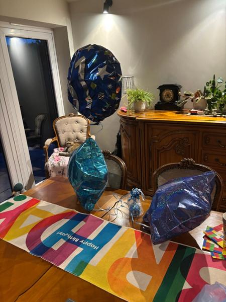 Balloons a bit of a let down!