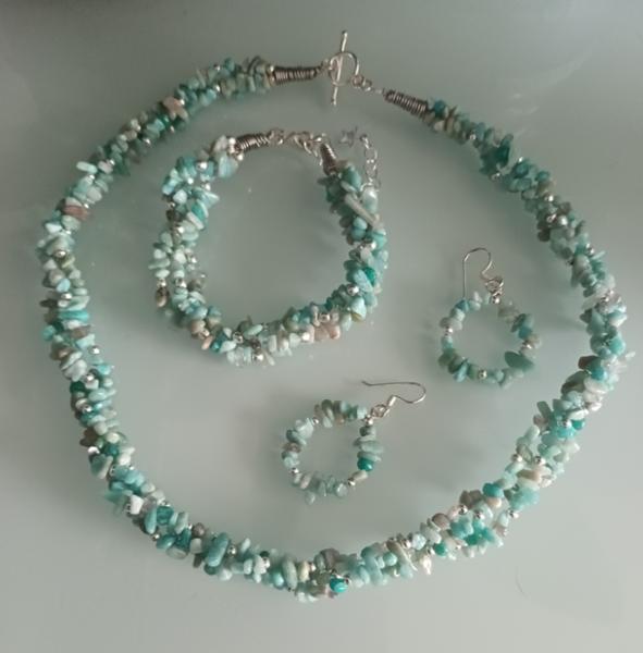 Pick N Mix Gemstone Nuggets, 75cm Strand