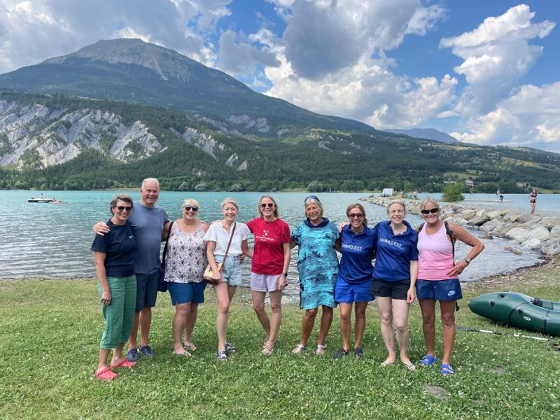 Serre Poncon Lake swim trip