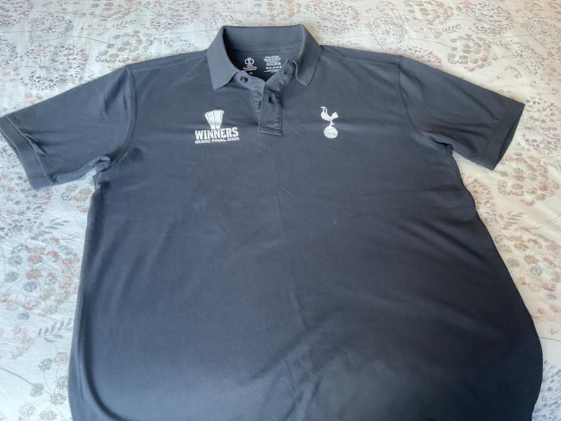 Tottenham Hotspur Europa League 2025 Winners Navy Adults Polo