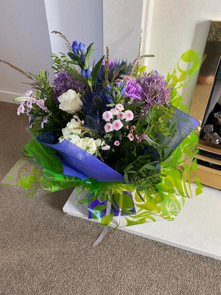 Good service, lovely flowers