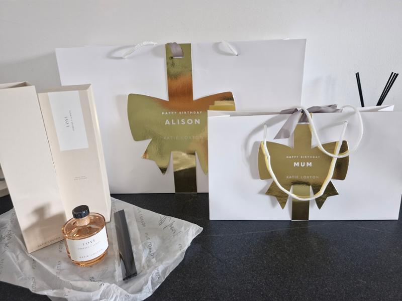 Katie Loxton Sentiment Reed Diffuser 'Love' Peach Rose And Sweet Mandarin