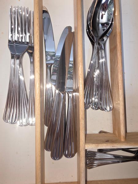 Robert Welch Palm Bright Cutlery Place Setting, 7 Piece