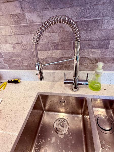 Milano 3 Lever Mixer And Cold Filter Tap Chrome