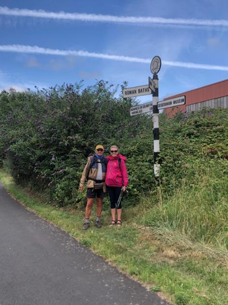 Clive & Janes Hadrian’s Wall walk.