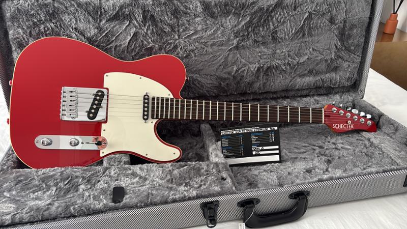 Schecter USA Custom Shop PT (Mark Knopfler Spec) SS in Dakota Red