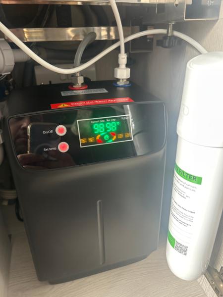Really pleased with my hot tap boiler and the service from the heater shop