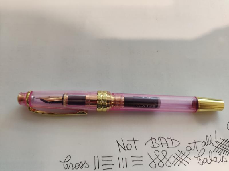 Cross Bailey Light Fountain Pen - Translucent Pink