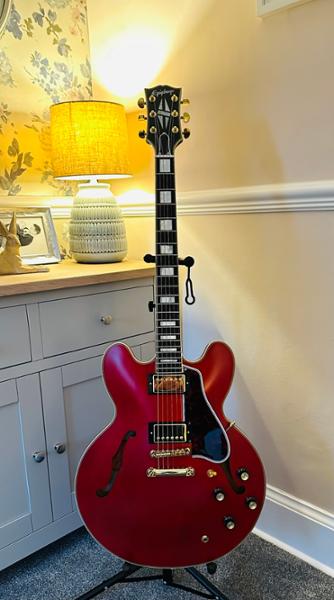 Epiphone 1959 ES-355 Semi-Hollow Electric Guitar in Cherry Red