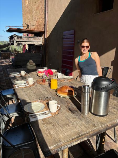 Santa Dieci (x 8 people) with Staff & Cook: Fully-staffed historic eco-home on wine estate | Views of Siena | Private pool &amp; hot tub
