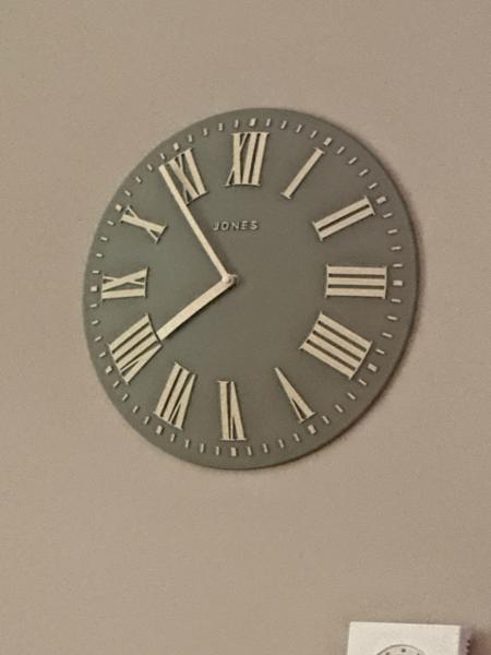 Classy smaller wall clock 30cm