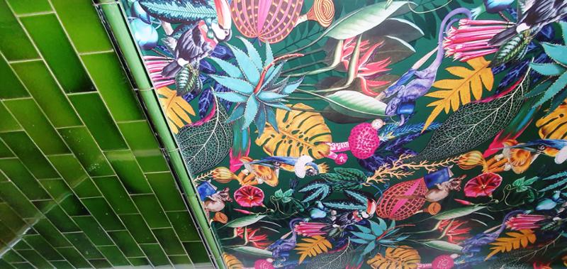 Wonderland Tropical Wallpaper Emerald Green Holden WOW036