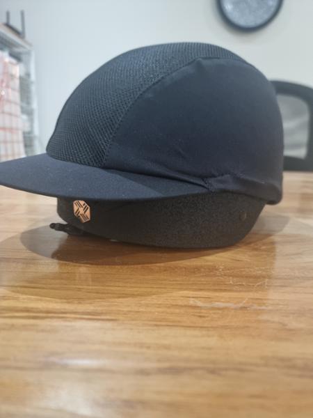 Charles Owen EQX Phoenix Jockey Skull Cap Black/Rose Gold