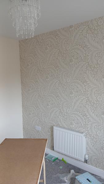 Florence Leaf Wallpaper Natural Belgravia 722