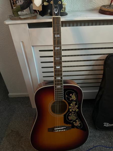 Epiphone Masterbuilt Frontier Acoustic in Iced Tea Aged Gloss