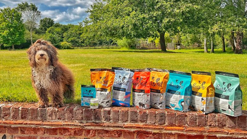 Primal | High Protein Dog Food | 80% Meat | 1.5kg | Wild Boar, Lamb, Chicken & Duck | High Meat Content Dry Dog Food With Novel Protein | Pooch & Mutt