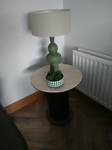 MADE.COM Green Freyja Ceramic Table Lamp